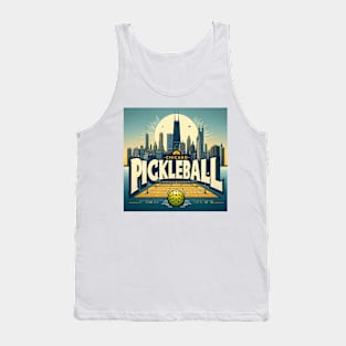 Pickleball Chicago Skyline #1 T-Shirt Tank Top